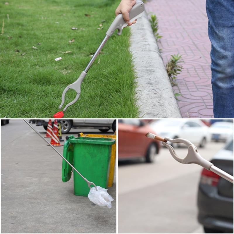 Kẹp Rác Có Thể Gập Lại SItamgrn, Grabber Rác Có Thể Gập Lại, Thiết Kế Tay Cầm Đẩy, Chuck Chống Trượt, Kẹp Rác Cầm Tay Để Xử Lý Chất Thải Dễ Dàng 5