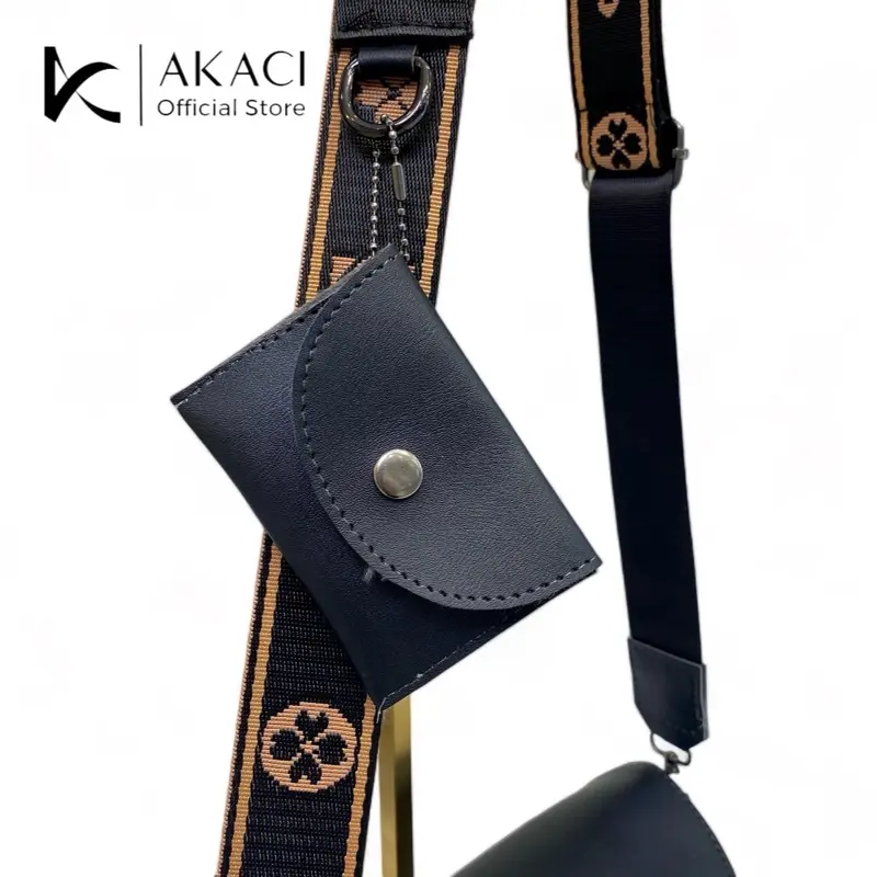 Akaci store | ZURAA Tas selempang wanita Terbaru 09-8233 Bahan Sintetis  kuliah kerja kantor ibu Polos Kulit PU kuliah kerja pesta 6