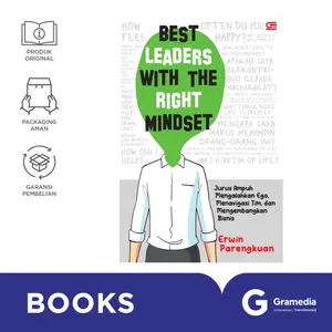 Buku Best Leaders With The Right Mindset (Erwin Parengkuan)