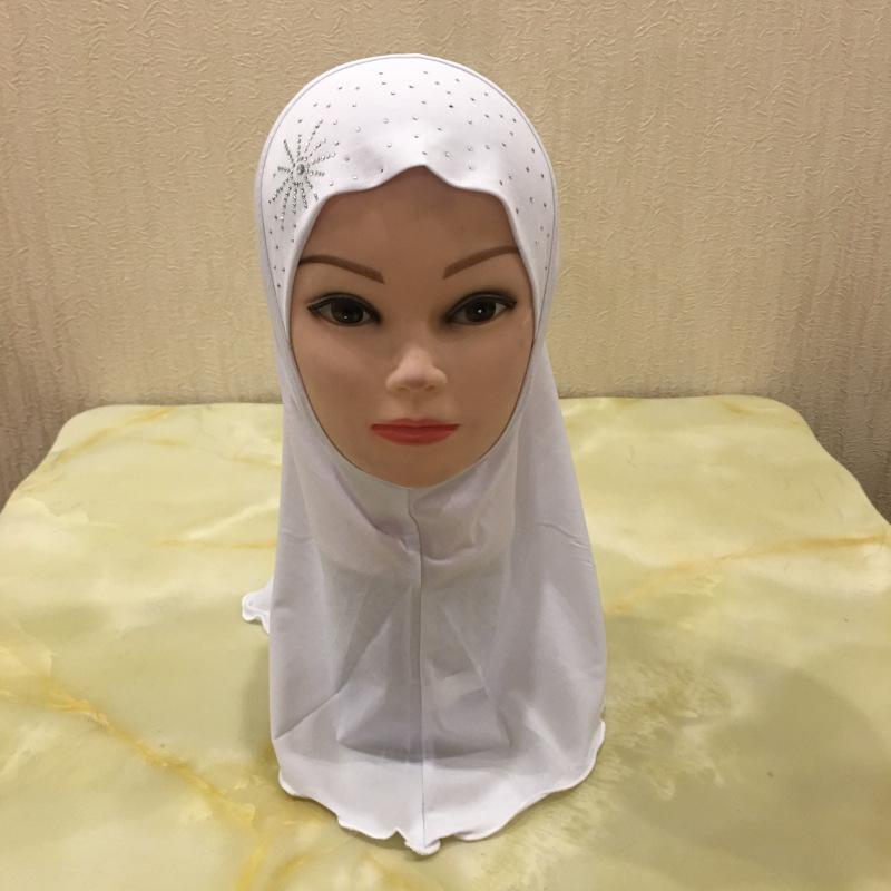 Product Introduction of 2-7 Years Old Girl Crystal Hemp Sun Diamond Tam-O'-Shanter| Detachable Gauze Cap + Three-Piece Design| Kindergarten Daily Wear and Match| Eid Trendy Child Essential selendang  bahu sulam  shawl sahara  shawl selendang 19