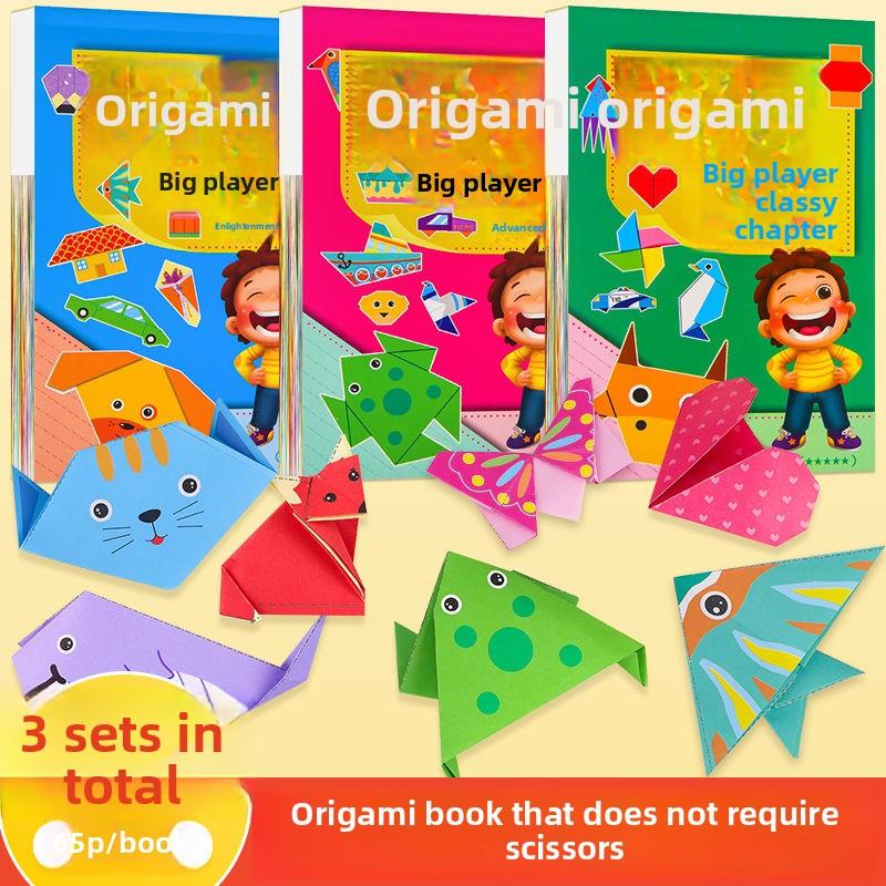 Product Introduction of Creative Origami Book 3D Paper Airplane Craft Kit For Kids Children Age 5-12 Educational STEM DIY Art Projects Step By Step Tutorials With Colorful Paper Sheets Indoor Rainy Day Activities Creative Fun Learning Toys 0
