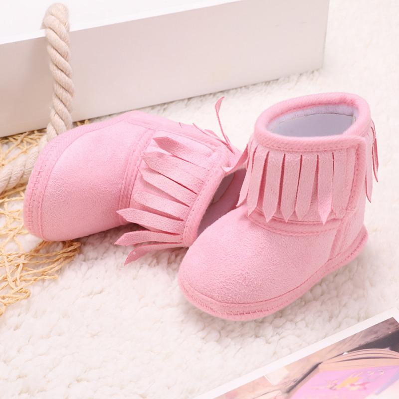Baby Boots Newborn Infant Boys Girls Warm Shoes Soft Sole Kids Boots 1