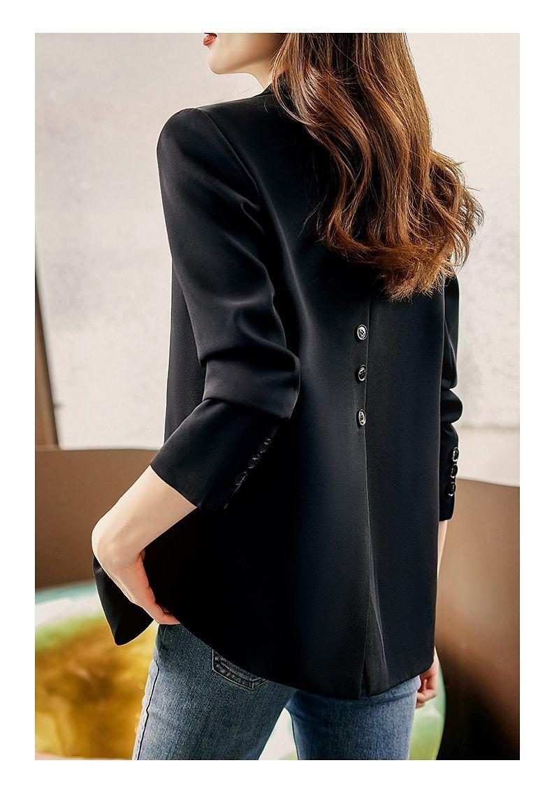 Product Introduction of Áo Khoác Vest, Dành Cho Nữ, Hàng Mới Về Mùa Xuân Năm 2024, Phong Cách Hàn Quốc, Dáng Ôm, Dễ Phối Đồ Dáng Rộng Vừa Vặn, Dài Tay, Áo Khoác Phong Cách Anh Quốc, Áo Khoác Nữ 17