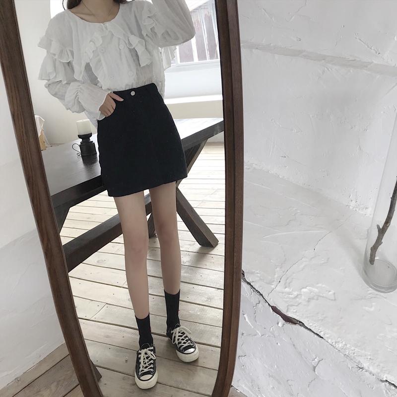 Product Introduction of Chân Váy Denim Ngắn, Phong Cách Ins, Dành Cho Nữ, Hàng Mới Về Mùa Xuân Và Mùa Thu 2023, Cạp Cao, Bó Sát Và Nâng Cao, Chân Váy Bút Chì Chữ A, Ôm Dáng 11