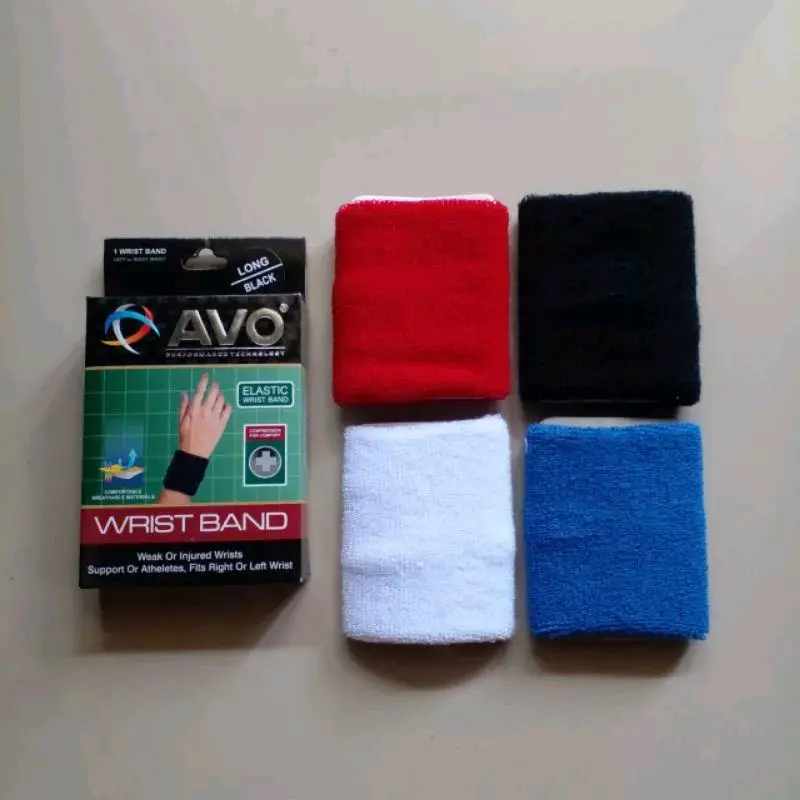 Wristband Avo Original Polos Deker Pergelangan Tangan Original Isi 1