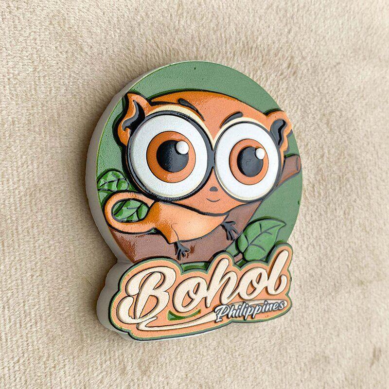 Product Introduction of Philippines Fridge Magnet 3D Stereo Eyepatch Monkey Magnetic Home Decor Gift Cultural Tourism Souvenir 4