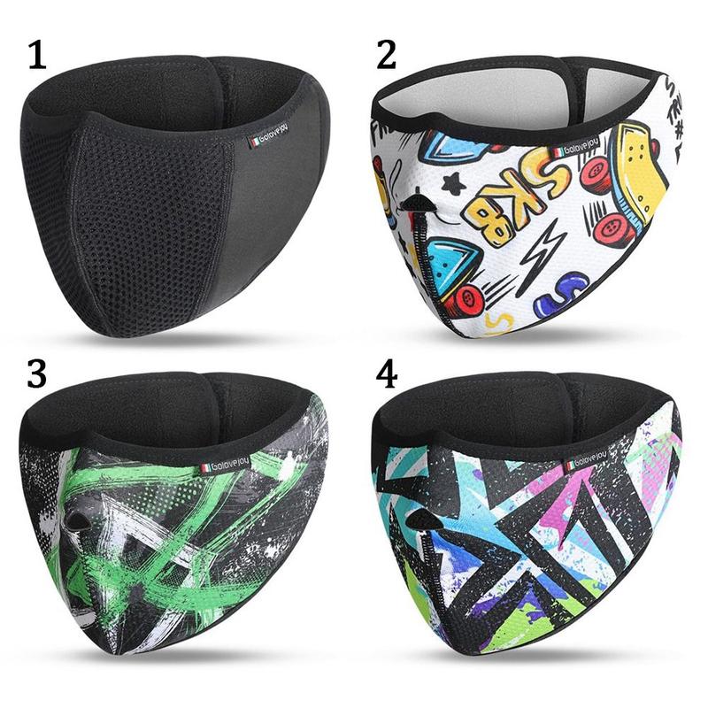 Product Introduction of Winter Velvet Thermal Earmuffs Mask Breathable Windproof Fleece Winter Mask Simple Warm Cycling Earflap Outdoor Cycling Skiing 12
