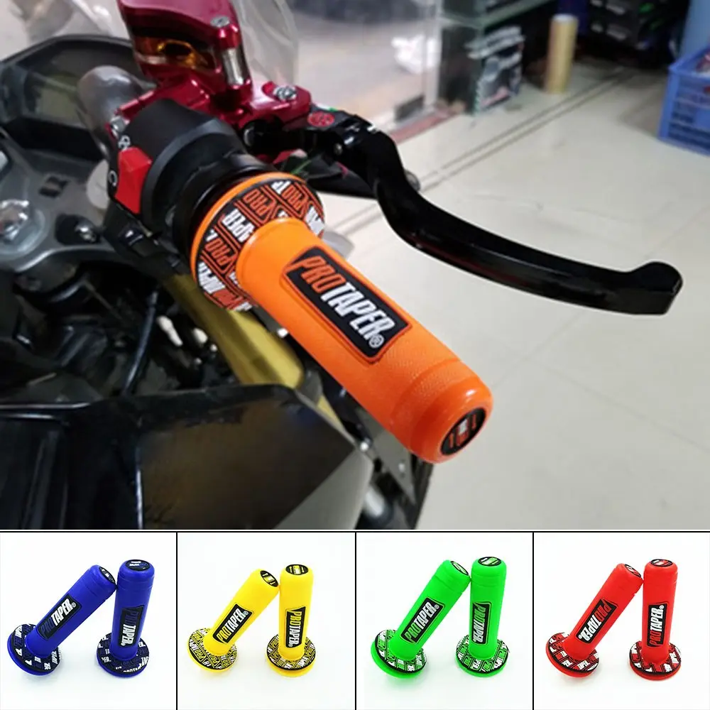 🔥HOT🔥1Pair Motorcycle Hand Grip Autobike Handlebar Handle Bar Rubber