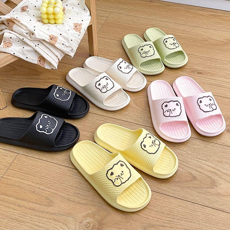 Dép Lê Mới Dễ Thương, Đế Mềm, Dành Cho Nữ, Mặc Nhà Và Mùa Hè, Dép Dễ Phối Đồ Thiết Kế Hoạt Hình, Eva Chống Trượt Và Khử Mùi, 2024 3
