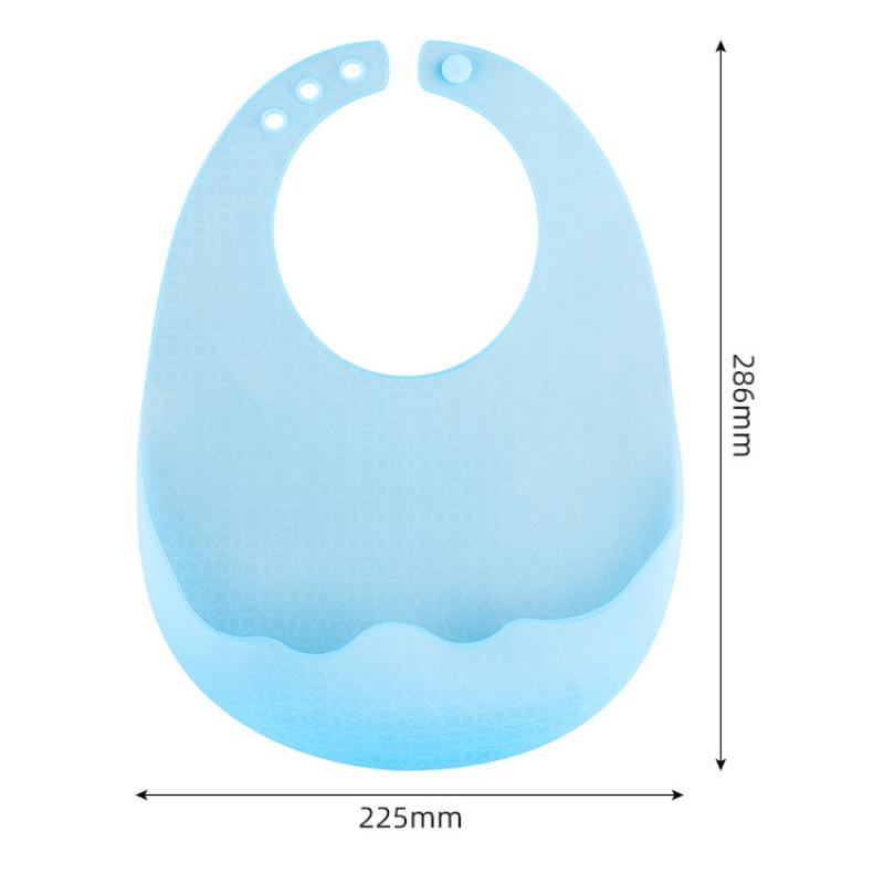 Product Introduction of Summer Food Grade Silicone Bib for Babies, Lightweight, Transparent, Waterproof, Complementary Food Bib for Children, No Need To Wash, Food Drool Bag baby bibs 0