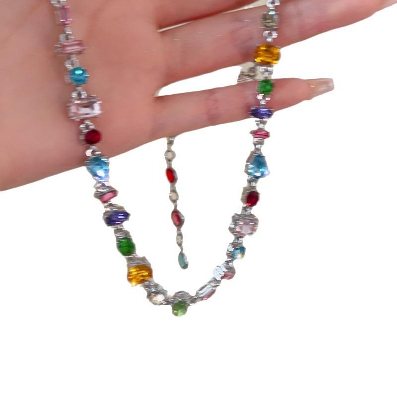Vòng Cổ Ngọc Trai Viền Kim Cương Đầy Đủ, Dành Cho Nữ, Vòng Cổ Choker Sang Trọng Lấp Lánh, Dây Chuyền Xương Đòn Xếp Chồng Thanh Lịch, Đồ Trang Sức Bản To Dễ Phối Đồ Thích Hợp Cho Buổi Tối Quyến Rũ 4