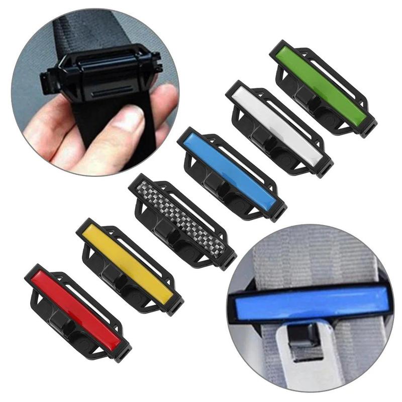 Product Introduction of New 2pcs Car Safety Belt Clips Seat Belt Buckle Car Styling Safety Stopper Belt Clips Adjusting Clip Tension Adjuster For Auto 6