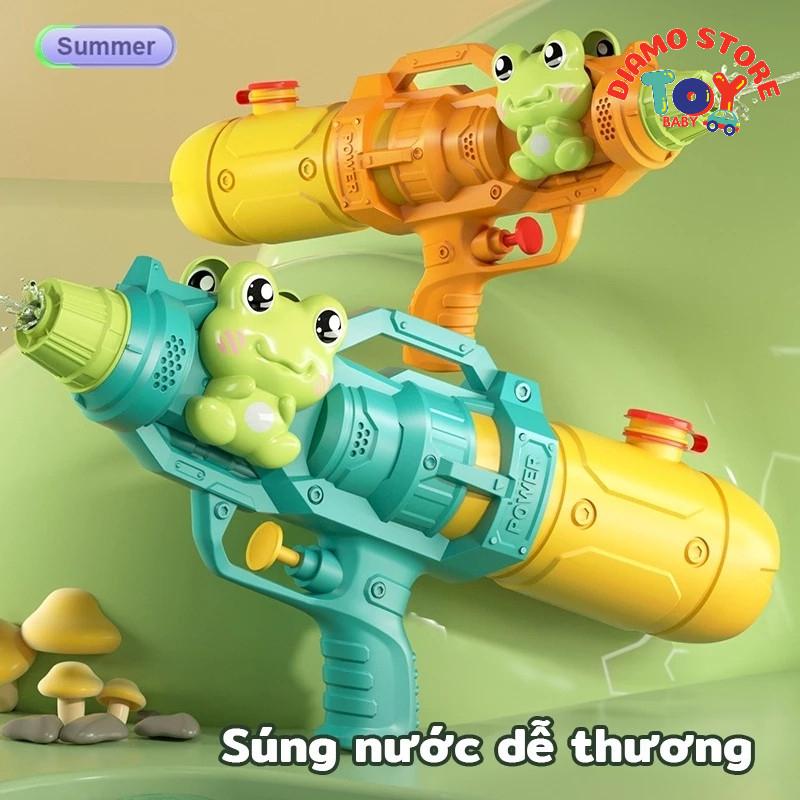 Đồ chơi phun nước áp lực cao cho bé có 2 nòng size to dài 60cm dung tích 600ml - Pin Toy 6