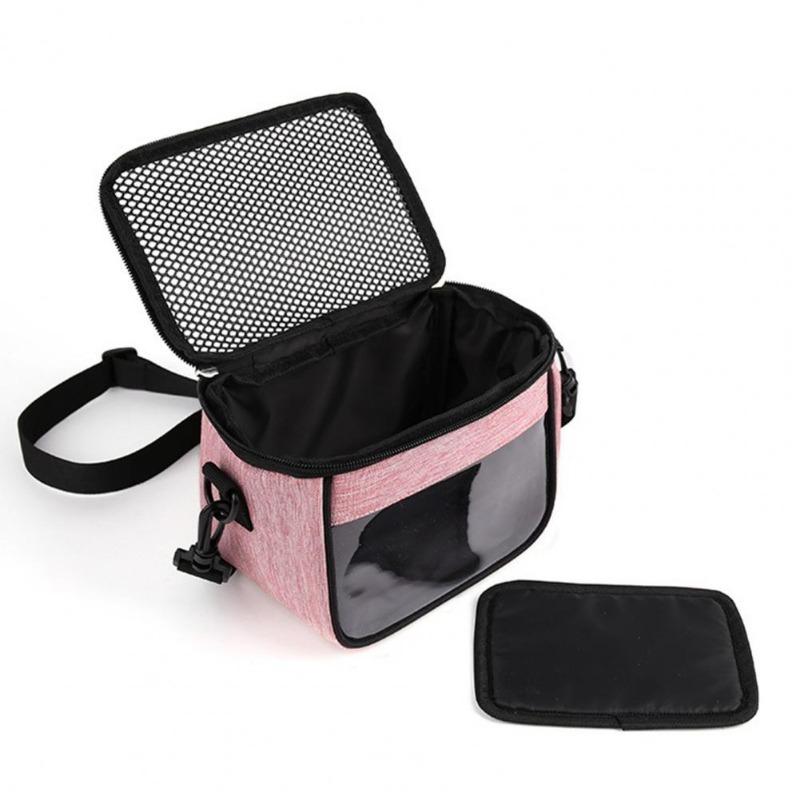 Hamster Carrier Bag with Removable Liner Pet Travel Bag Transparent Window Hedgehogs Chinchillas Ferrets Small Pet Carrier Bag 3
