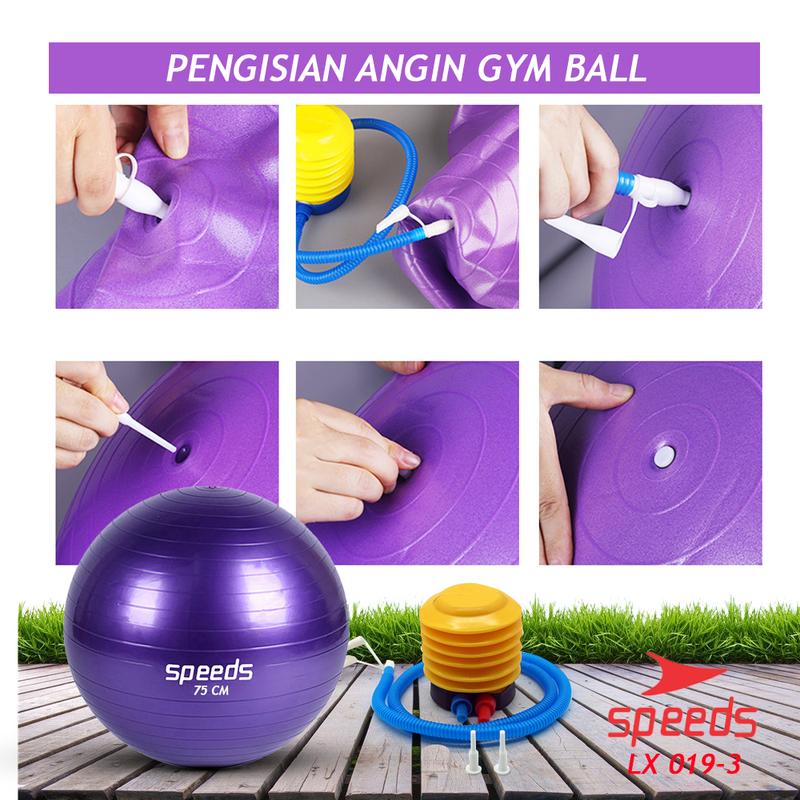 Product Introduction of SPEEDS Bola Gym Exercise Ball Gymball Bola Olahraga Gym Ball Diameter 75cm 019-3 2