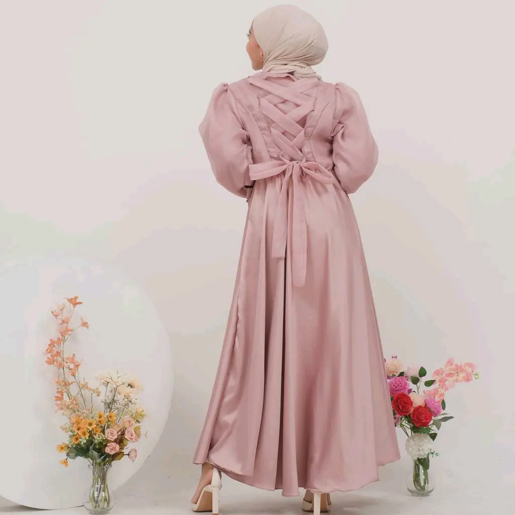 Aurora Dress Organza Silk | dress lebaran premium