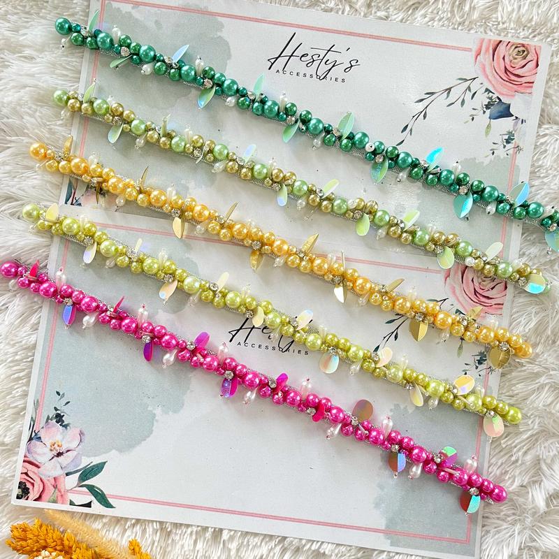 Payet Rangkai Mutiara HN12/Bisa Custom Warna 3