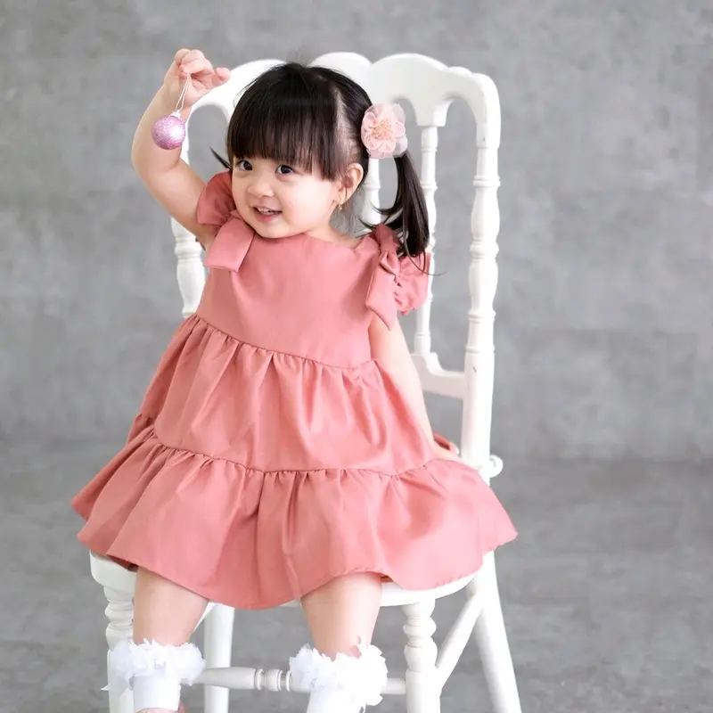 MOONJOY MARYJANE DRESS - dress baju anak perempuan casual pita ruffle ulang tahun pesta 4