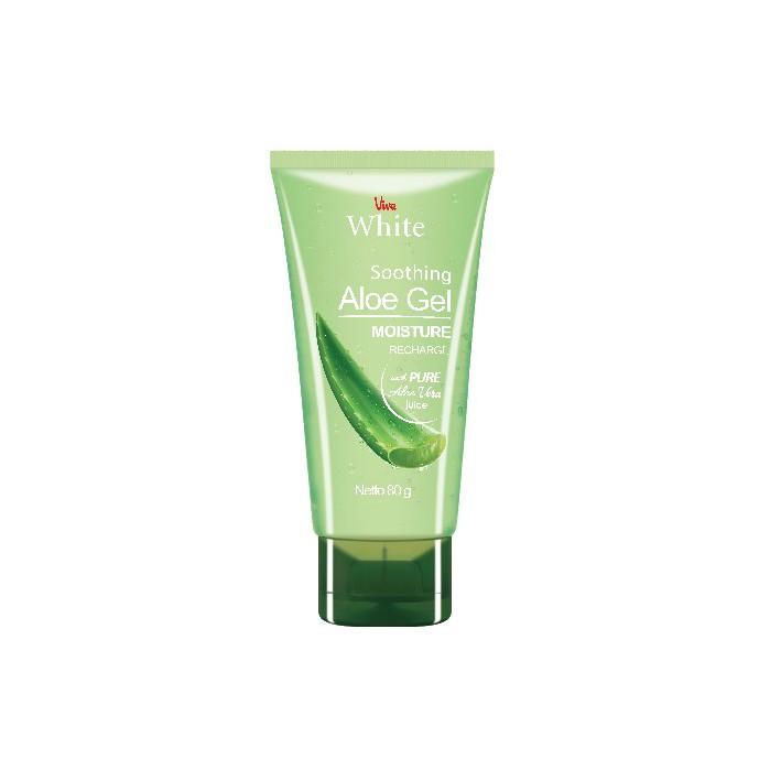 VIVA Soothing Aloe Gel Moisture 80g | gel lidah buaya aloevera HALAL Moisturizer Wajah 1