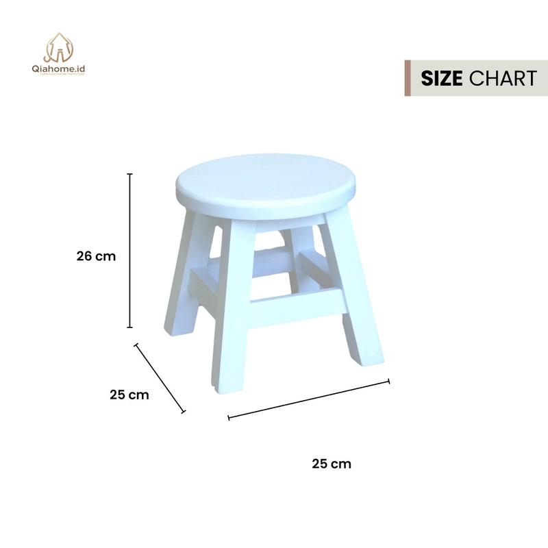 Small Stool | Small Stool Minimalis | Kursi Kecil Minimalis Modern Kayu| Kursi Kecil Unik | Kursi Kecil TahanLama 1