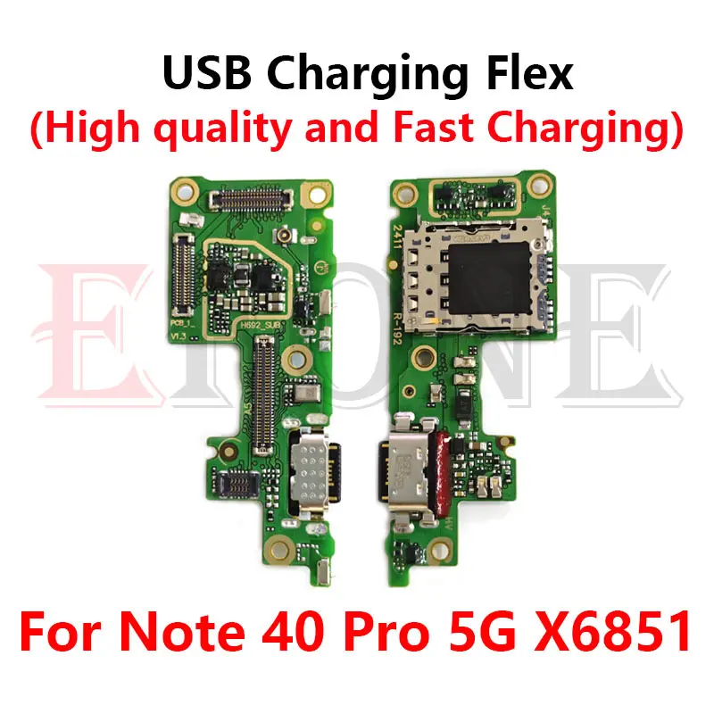 For Infinix Note 40 Pro 4G 5G X6850 X6851 X6853 USB Charging Board Dock ...