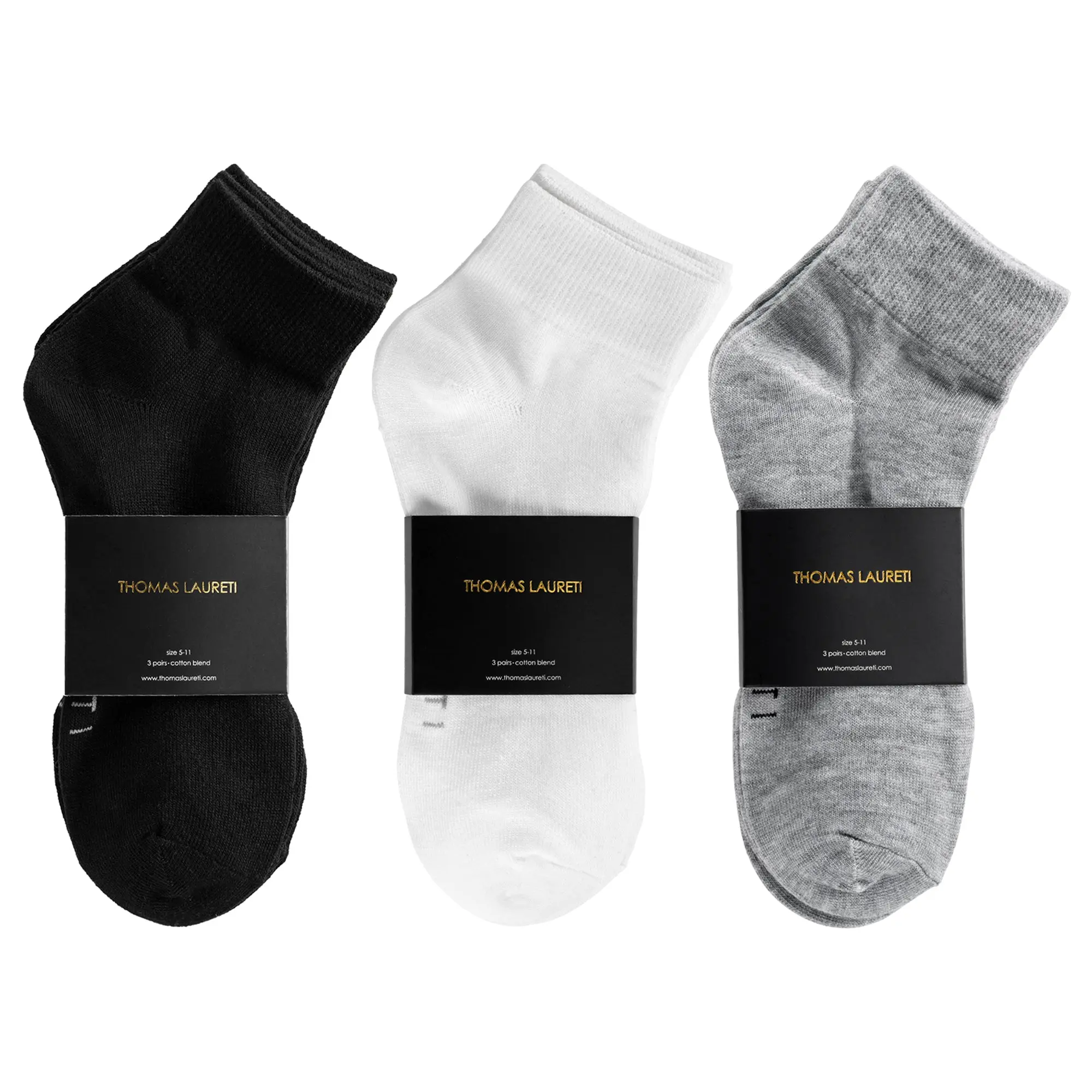 9 Pairs Laureti Air Comfort Above Ankle Socks Assorted