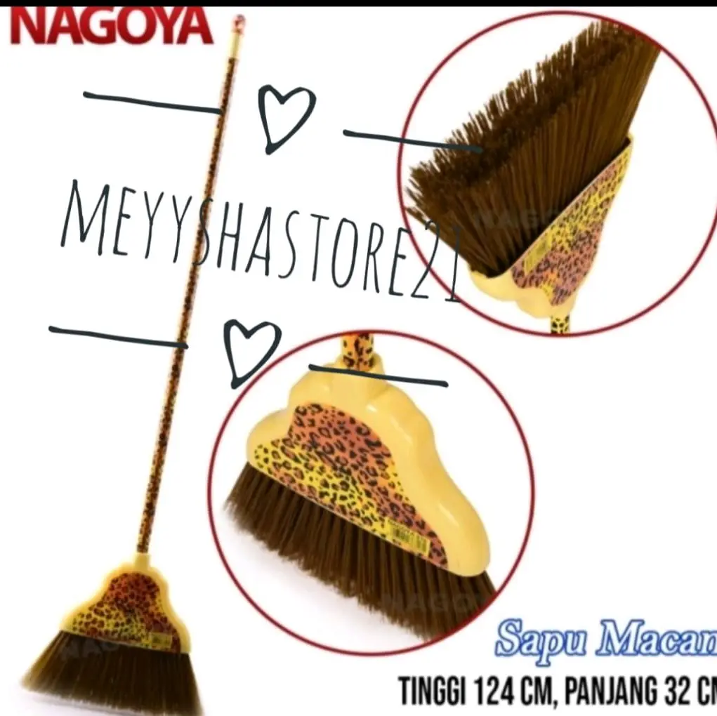 sapu lantai sapu plastik sapu nylon macan NAGOYA 816
