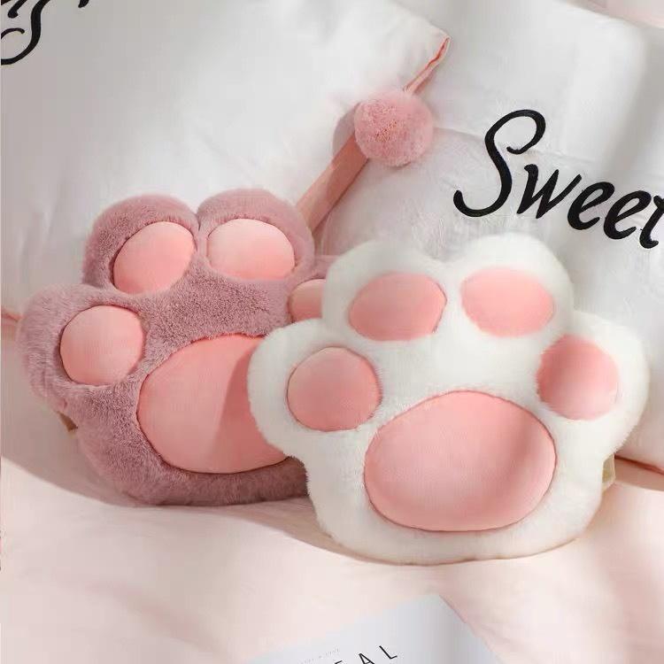 Túi Sưởi Chườm Nóng Sạc Điện Tự Ngắt Chân Mèo lông dài mịn cao cấp đa năng Làm nóng nhanh, an toàn và chống cháy nổ Sưởi Ấm Máy Sưởi