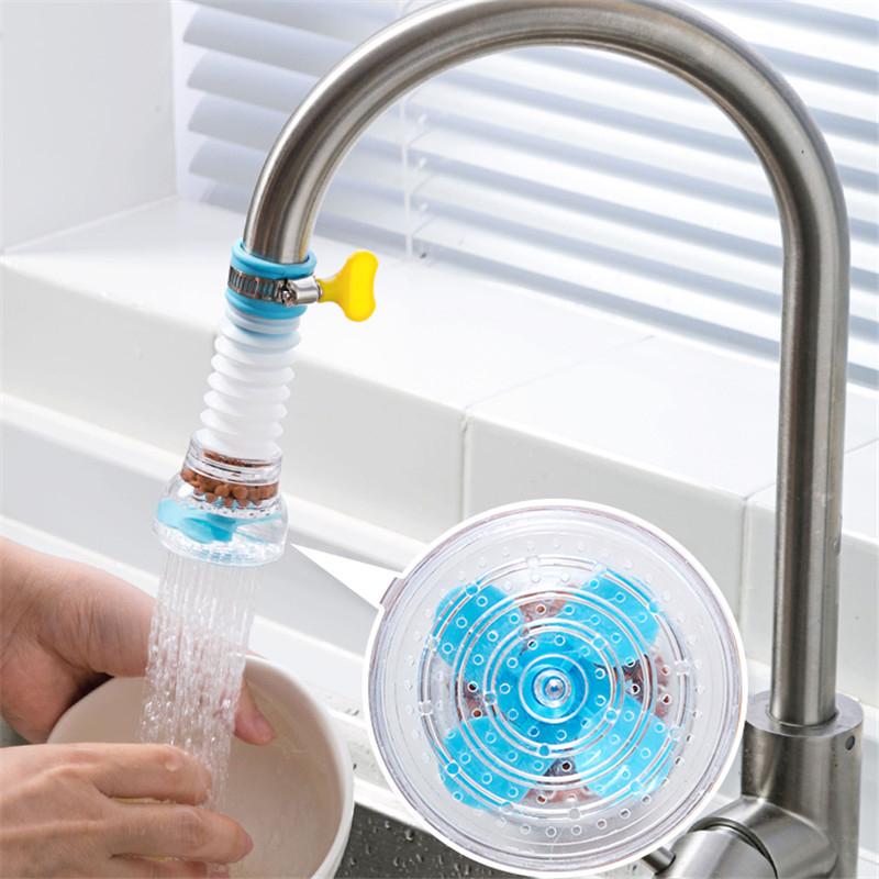 Product Introduction of Combo 6 Vòi Nước Rửa Bát Xoay 360 DLS Đầu Vòi Nước Chống Bắn Nước Có Thể Kéo Dài Đầu Lọc Nước Tại Vòi Tiện Lợi An Toàn Vệ Sinh 3