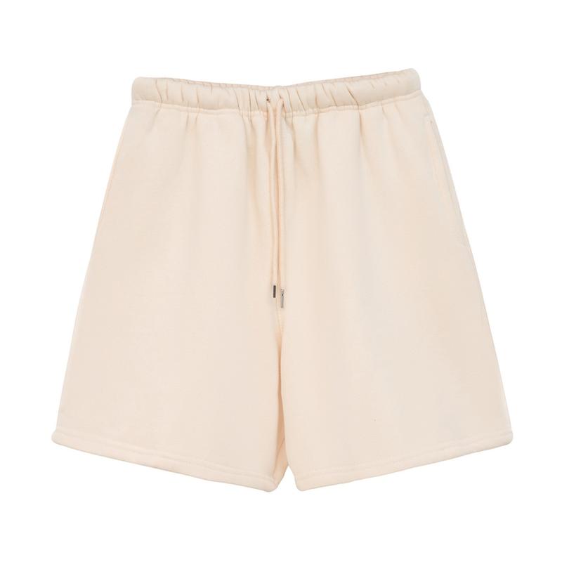 QUẦN SHORT NAM NỮ NỈ BÔNG MỊN SIMPLIFIRE HAND FEEL MÀU KEM