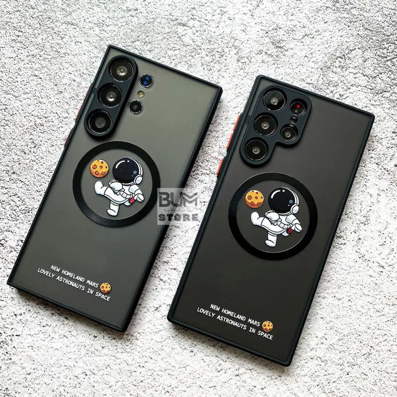 Ốp Lưng S23 Ultra / S23 Plus / S22 Ultra / S22 Plus / S21 Ultra / S21 PLUS / S21 FE Phi Hành Gia Từ Tính Bảo Vệ Camera