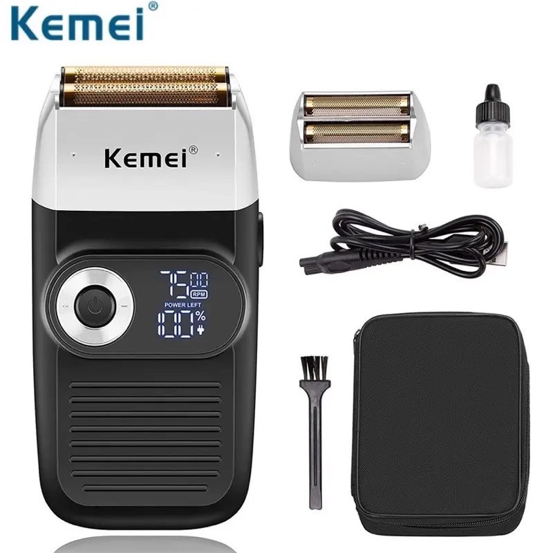 ￼Máy cạo râu Kemei KM-2026,máy fade tóc