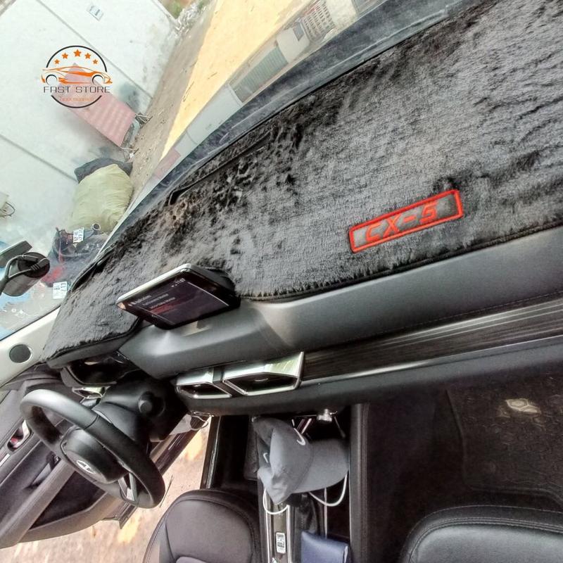 Thảm Taplo Mazda 2 Mazda 3 Mazda 6 CX3 CX5 CX8 CX30 BT50 Lông Cừu Dày Lông Nhung Ngắn Cao Cấp Chống Nắng Faststore