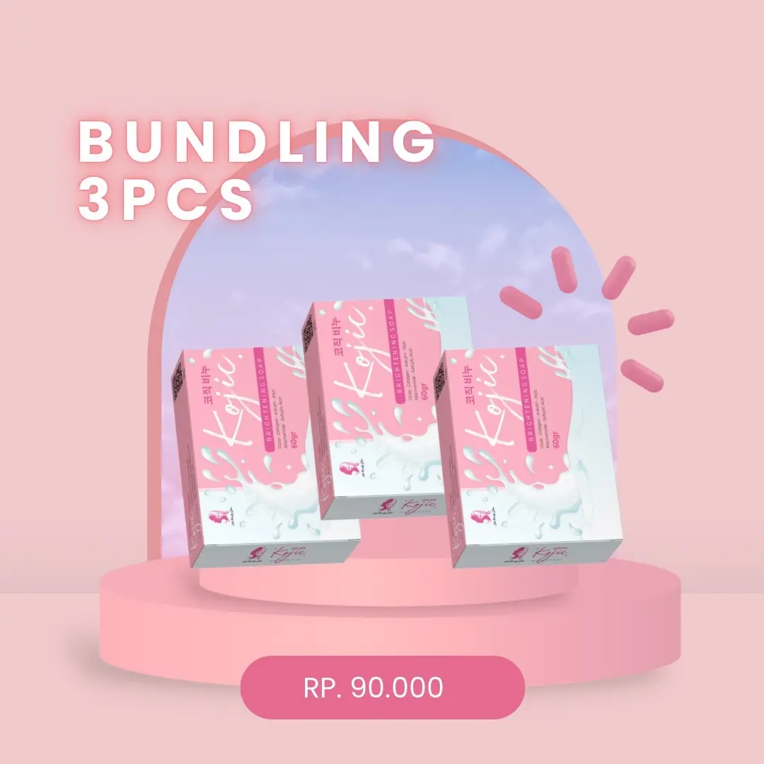 3PCS Kojic Brightening Soap