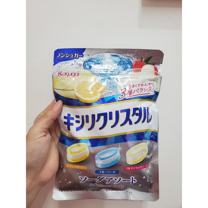 Viên kẹo ngậm bạc hà sữa Kasugai Milk Mint 71g và Soda Assort 63g 2