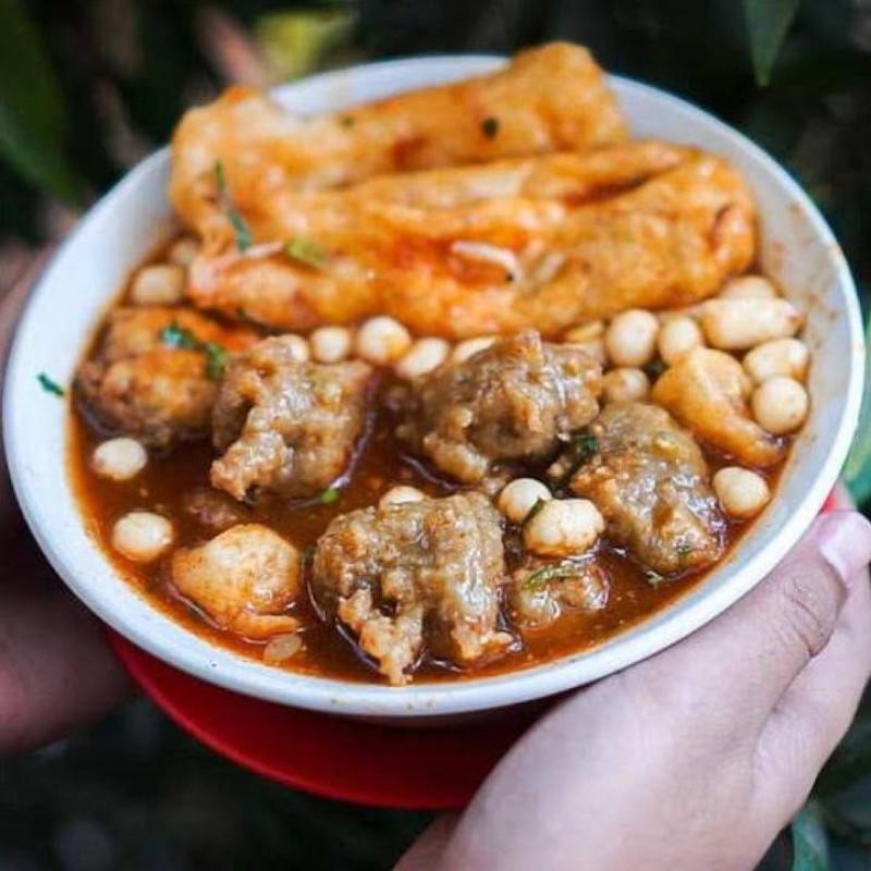 JDM Food Baso Mix Tulang Rangu Pedas - Baso Aci Instan Food - Bawang, Makanan Ayam Seblak Kuah 3