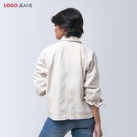Gambar Logo Jeans Outer Wanita Overa Cream 34440L5CM - M|L dari Logo Jeans Kota Bandung 3 Tokopedia