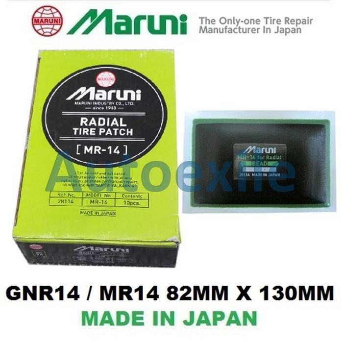 Gambar Koyok Tambal Ban Radial Tire Patch Maruni GNR14 MR14 Petak 82x130mm 1bh Tip Top Sudut Dinding MR-14 - MR14 dari Autoexile Kota Medan 4 Tokopedia