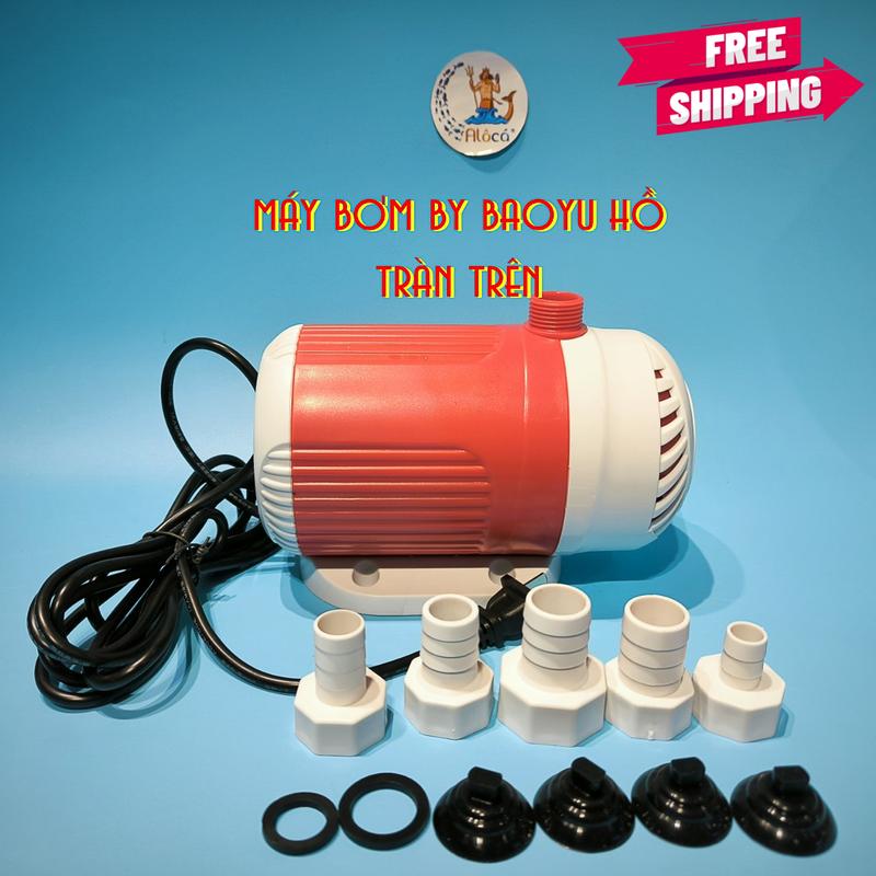 Máy Bơm Bể Cá Cảnh các mã chọn riêng theo nhu cầu Baoyu BY101-BY102-BY103-BY104-BY105-BY106-BY107 và bộ hút mặt MD27, MD34   bơm lên bể chính tràn trên  hoặc thác nước nhỏ thác nước thácnước tựđộng lọc _ hồ  cá  lọc  dưới
