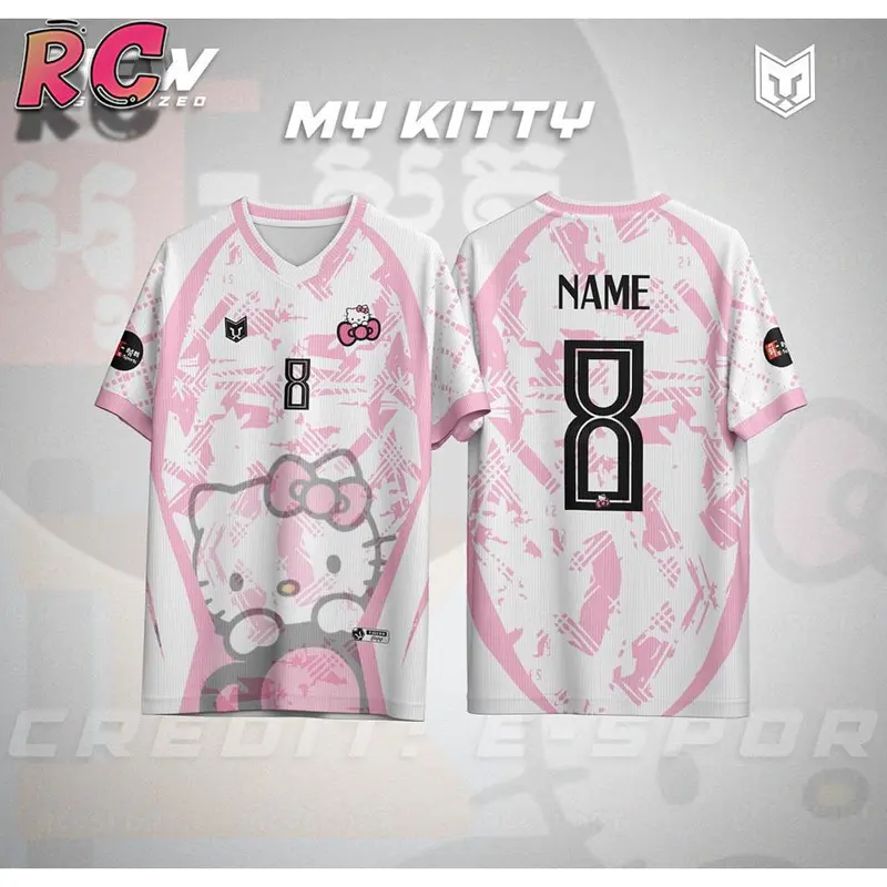 Áo Thun Bóng Rổ Thiết Kế Hello Kitty, RC, Dành Cho Nam Và Nữ, Ngoại Cỡ, Thoáng Khí Và Thoải Mái, Thích Hợp Cho Các Hoạt Động Ngoài Trời, Xu Hướng Nóng, [MÃ: 1] 0