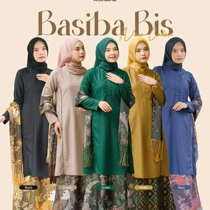 Basiba kurung/basiba minang/basiba one set ori by mahharani Polos