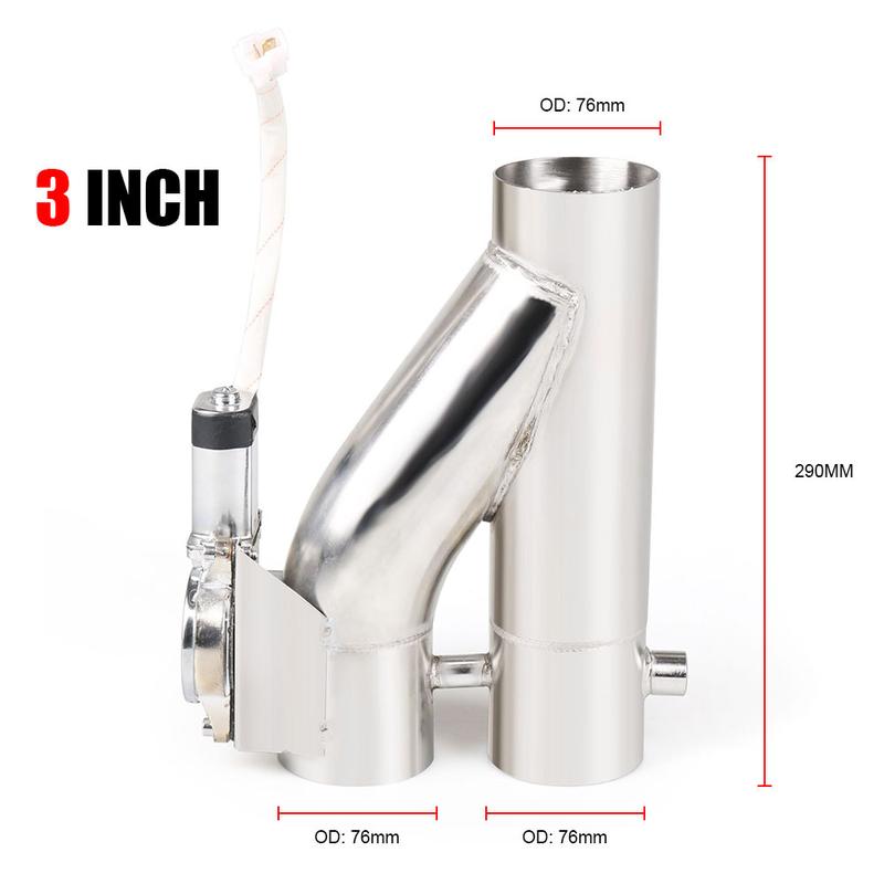 Product Introduction of Điều Khiển Điện Tử Bằng Thép Không Gỉ, Ống Xả Van Đôi, Sửa Đổi Ô Tô, Xe Thể Thao Thông Dụng, Thay Đổi Âm Thanh, Điều Khiển Từ Xa, Van Xả Loại Y, Mới Phụ Tùng 5
