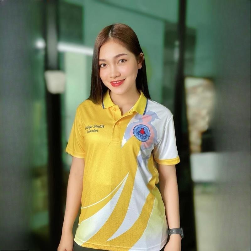 Product Introduction of Thailand 2025 Summer Short Sleeve T-shirt Health Volunteer Pattern Shirt Polo Shirt Clothing Men's Clothing 11