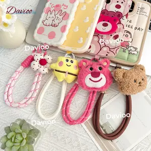 Tali Hanphone Lanyard Universal Bisa Cross-Tangan Motif Kartun Lucy Gelang Gantungan HP Handphone