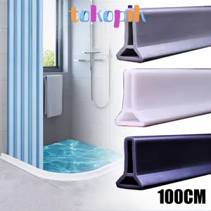 Water Stopper Bar 1M - Lis Silikon Penghalang Air Untuk Shower Wastafel