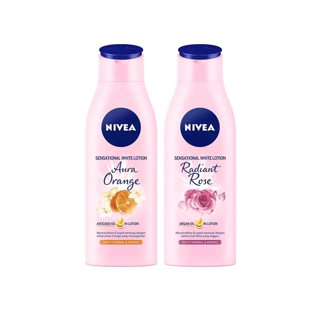 Nivea Body Care Sensational White Body Lotion Aura Orange + Radiant Rose 200 ml
