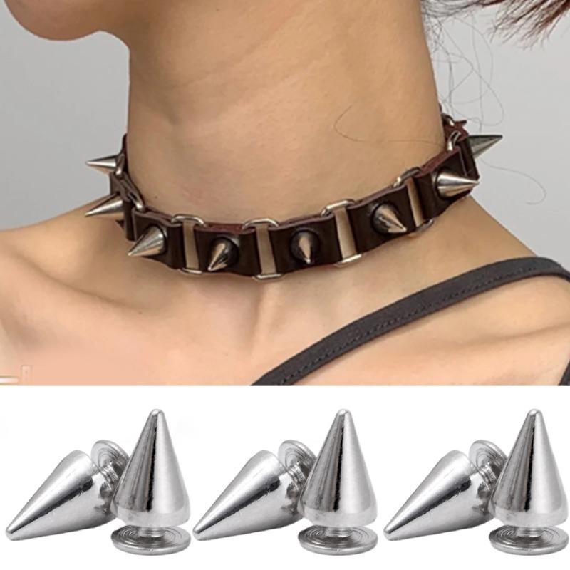Product Introduction of 10/20pcs DIY Spike Punk Rivets Metal Cone Studs Fashion Punk Style Women Men Clothes Shoes Leather Accessories 9