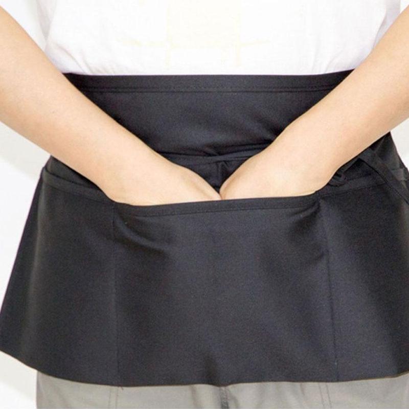 Product Introduction of Adjustable Server Apron With Pocket, 1 Count Kitchen Server Apron, Waterproof Waist Apron For Women & Men 16