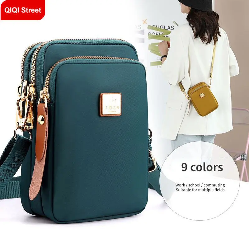 Túi Đựng Điện Thoại Di Động Mini, Dành Cho Nữ, Chất Liệu Vải Oxford, Túi Đeo Chéo, Hàng Mới Về 2022, Phong Cách Nước Ngoài, Cỡ Nhỏ Thiết Kế Đơn Giản, Chất Liệu Vải Bố, Nhẹ, Túi Đeo Vai, Thích Hợp Cho Nữ