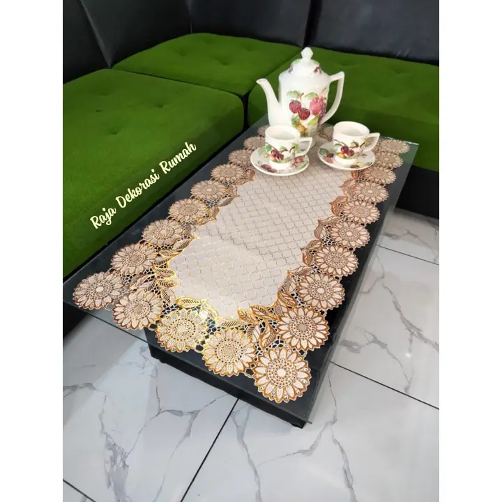PROMOVTaplak meja tamu mewah ukuran 40x83